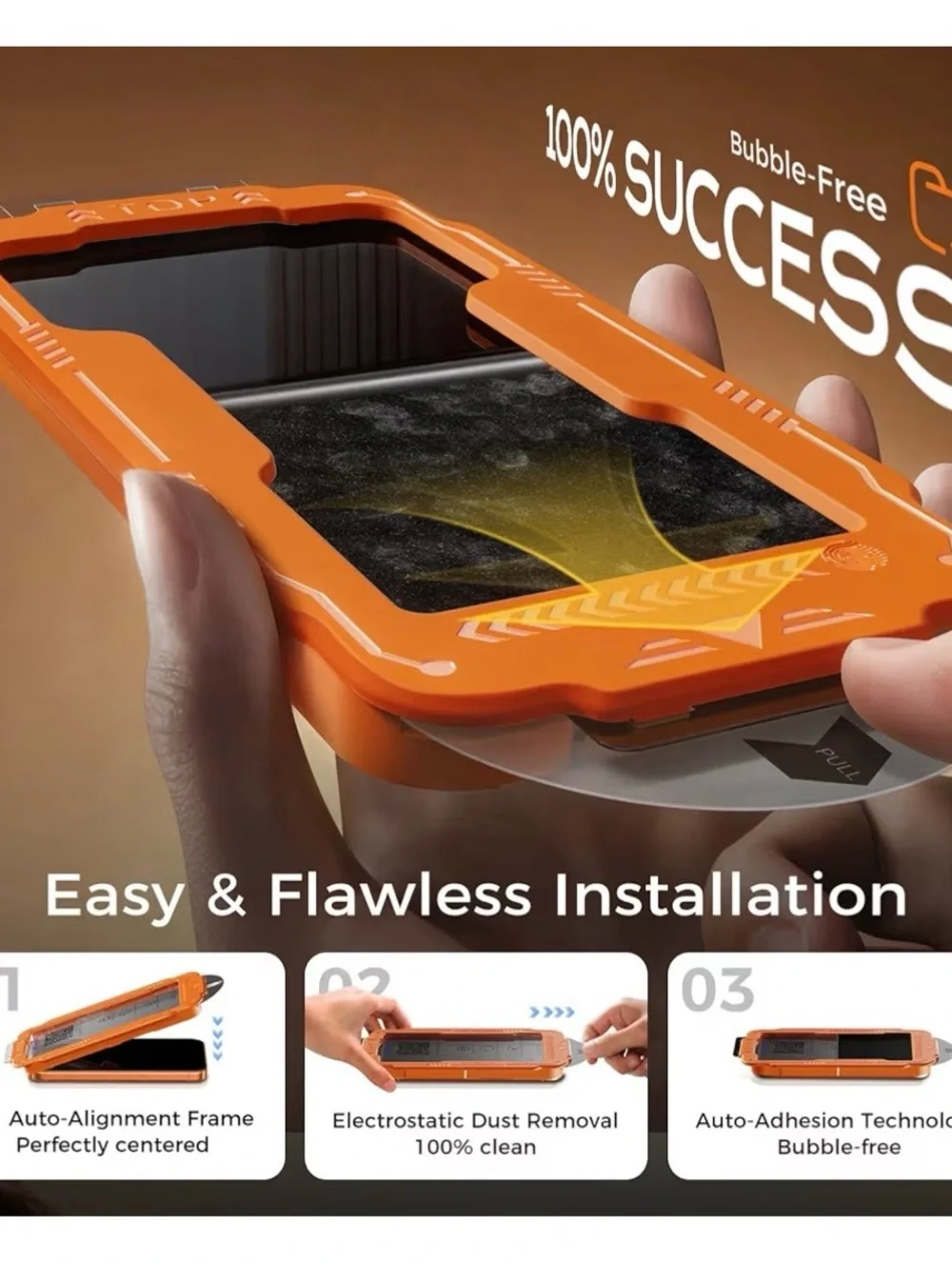 Zeniss Never Break Glass Screen Protector iPhone 17 Pro 2 pack & accessories NEW